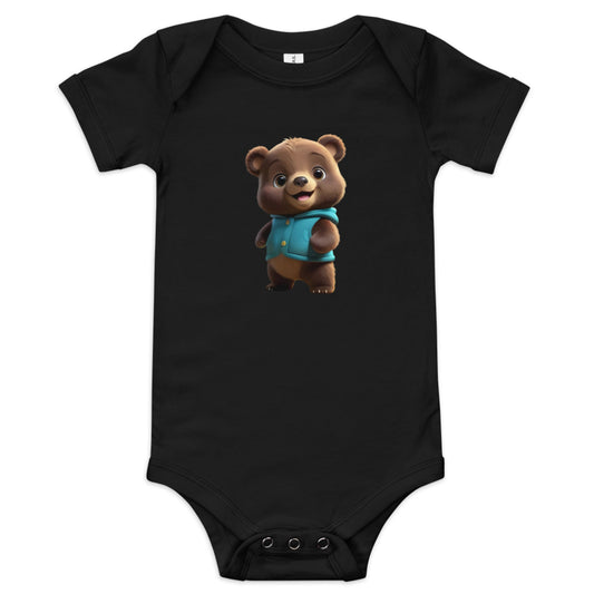BNA LTD Baby short sleeve one piece (bear vest)