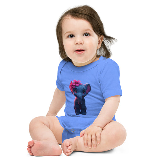 BNA LTD Baby short sleeve one piece (elephant pink)