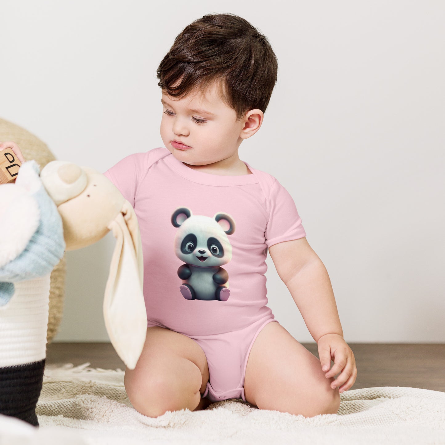 BNA LTD Baby short sleeve one piece (panda)