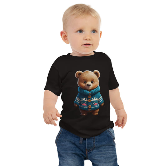 BNA LTD Baby Jersey Short Sleeve Tee (sweater bear)