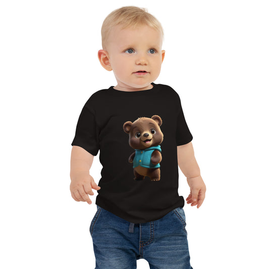 BNA LTD Baby Jersey Short Sleeve Tee (bear vest)