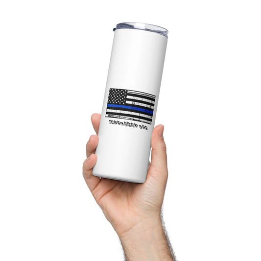 Thin Line POLICE Stainless steel tumbler