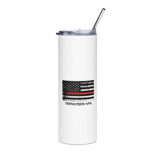 Thin Line FIREFIGHTER Stainless steel tumbler