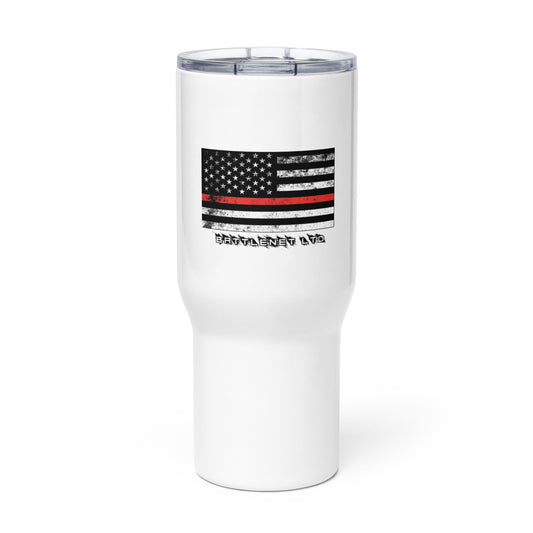 Thin Line FIREFIGHTER Travel mug with a handle