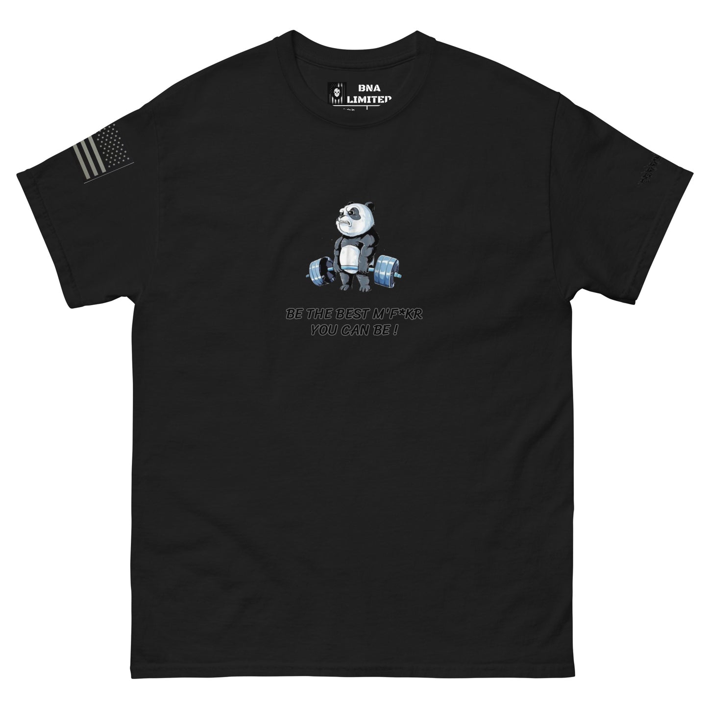 BNA LTD Panda lift gym T shirt