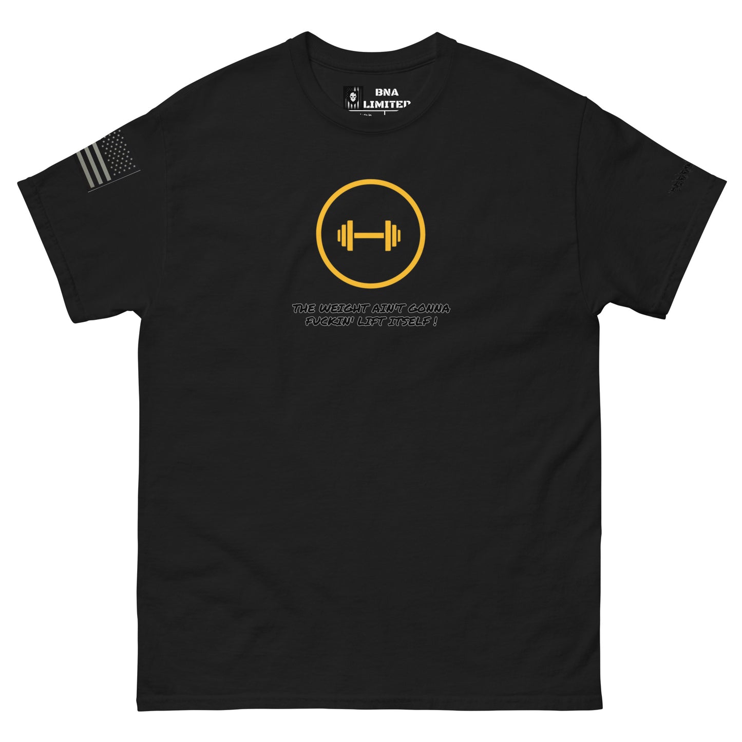BNA LTD Dumbbell gym T shirt