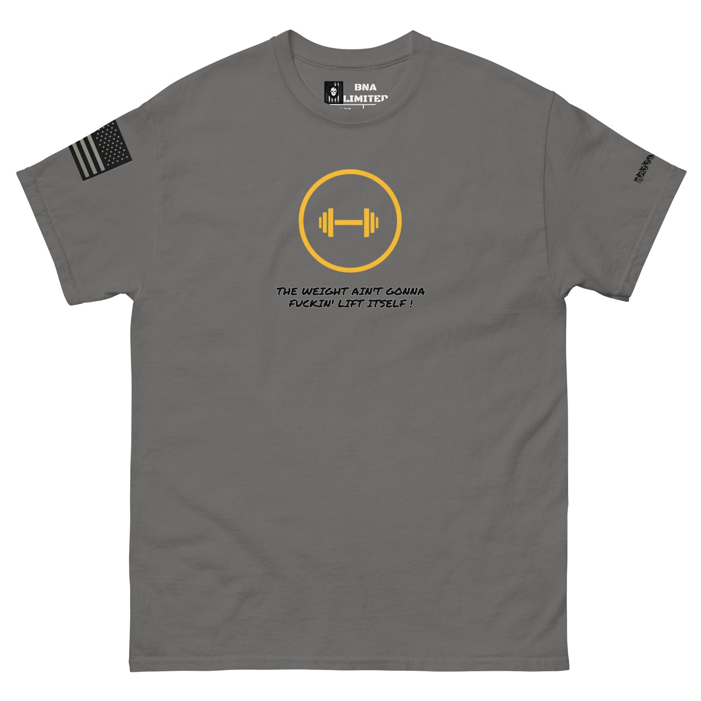 BNA LTD Dumbbell gym T shirt