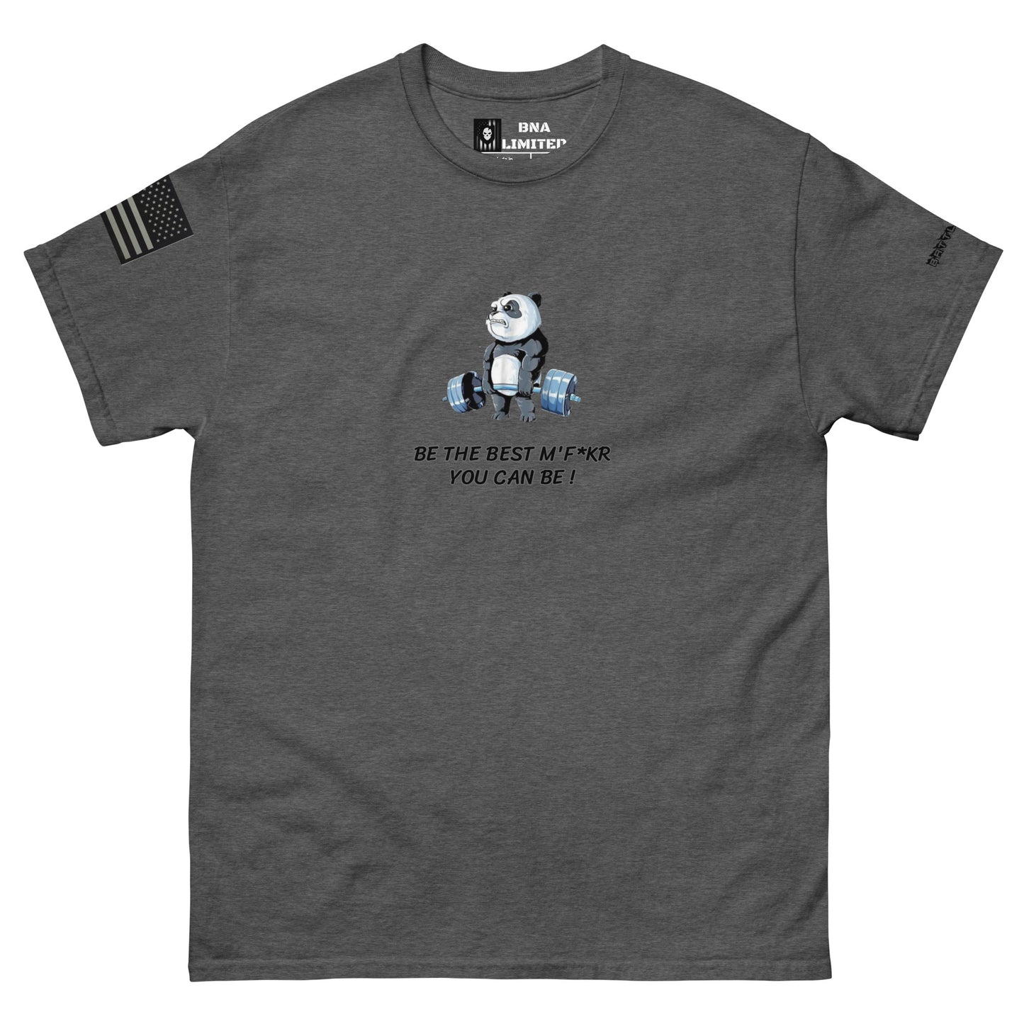 BNA LTD Panda lift gym T shirt