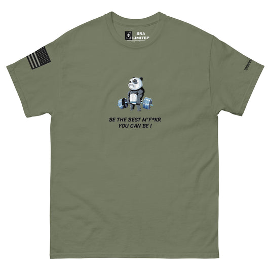 BNA LTD Panda lift gym T shirt