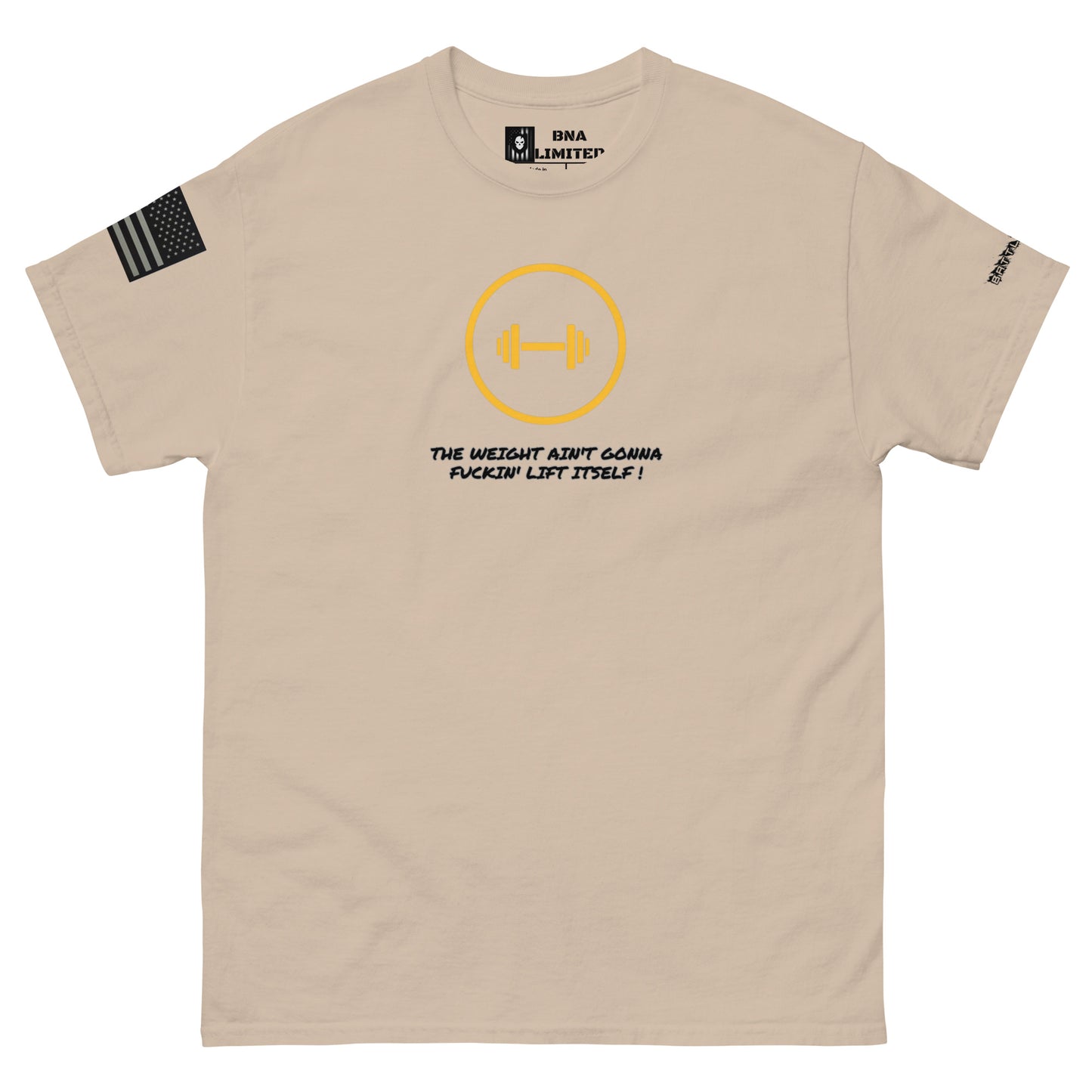 BNA LTD Dumbbell gym T shirt