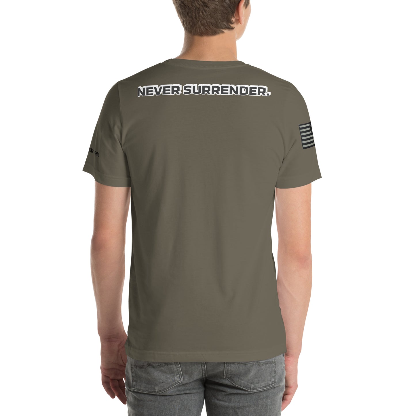 BNA LTD USA flag T shirt