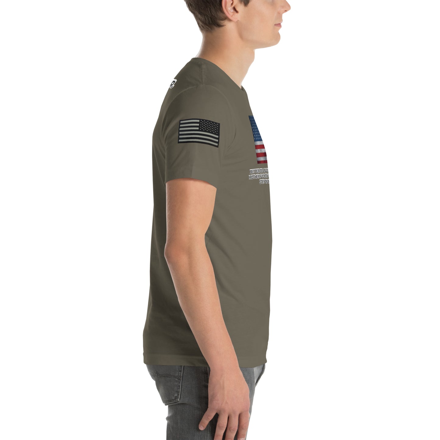 BNA LTD USA flag T shirt