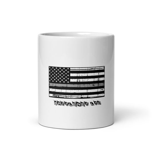 Thin Line CORRECTIONS White glossy mug