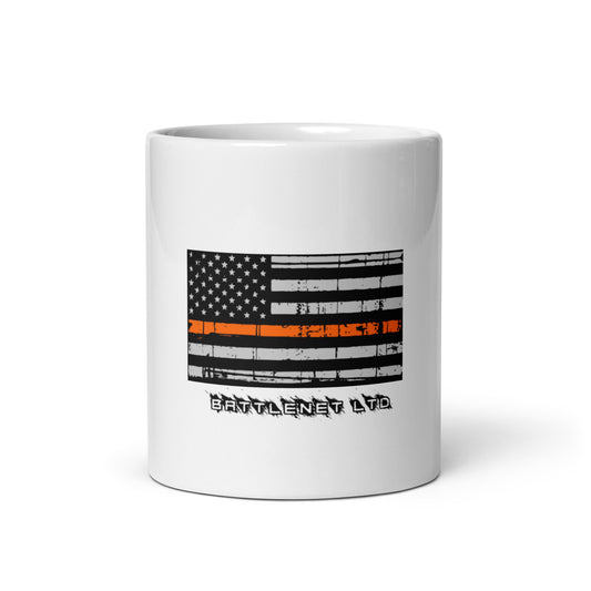 Thin Line SAR White glossy mug