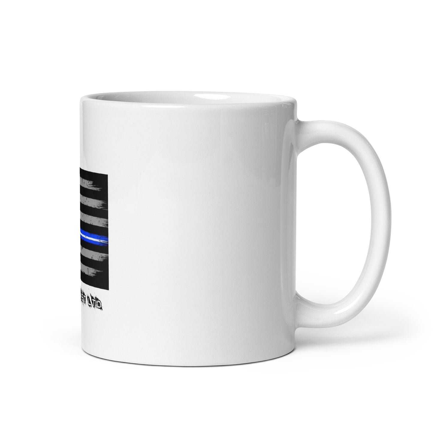 Thin Line EMS White glossy mug