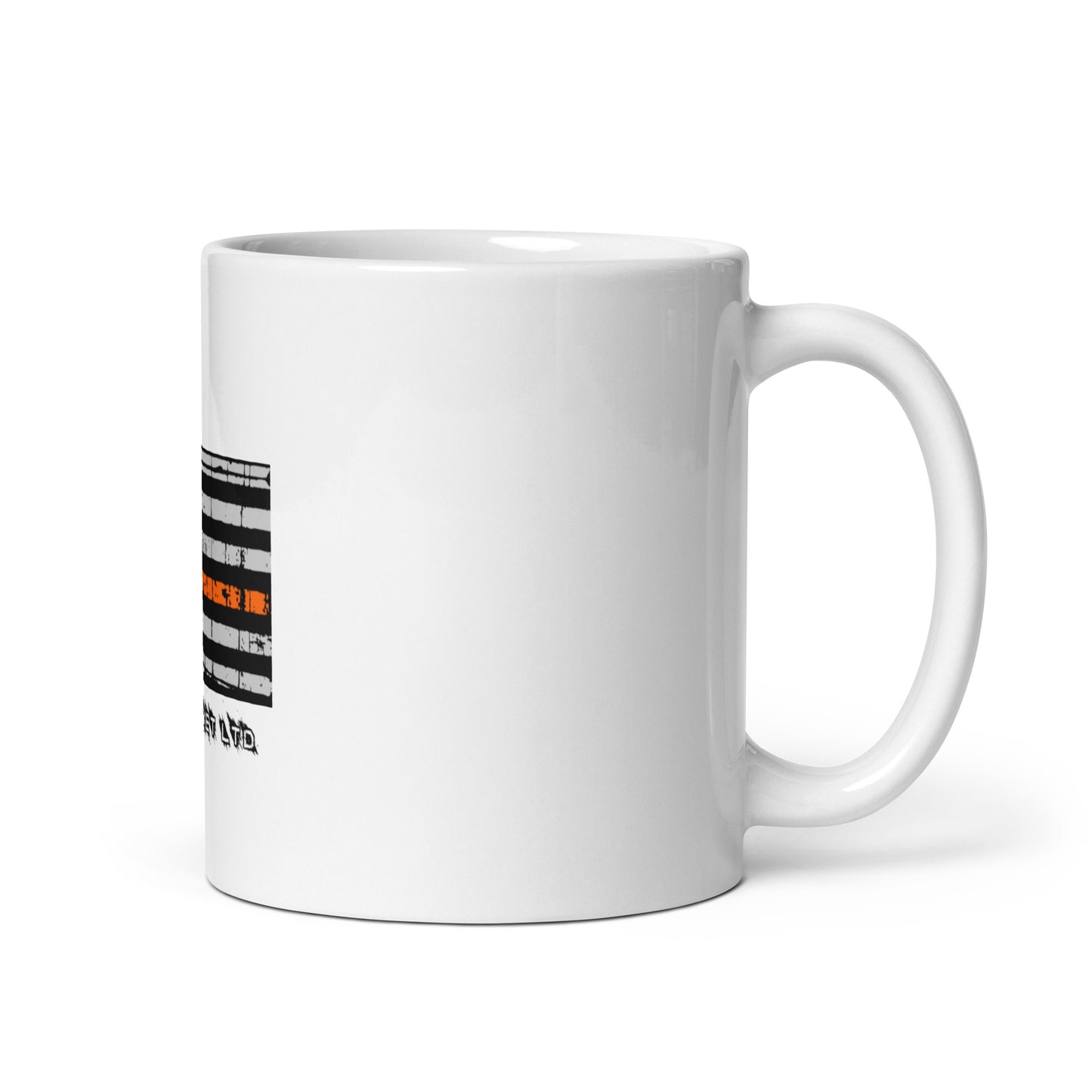 Thin Line SAR White glossy mug