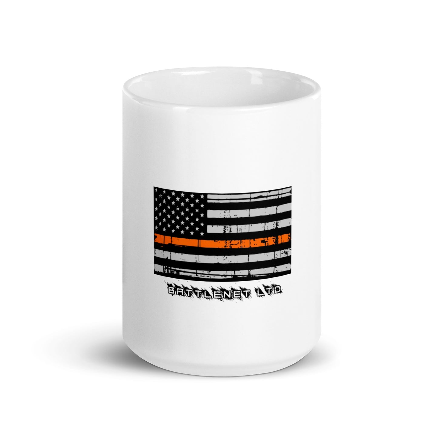 Thin Line SAR White glossy mug