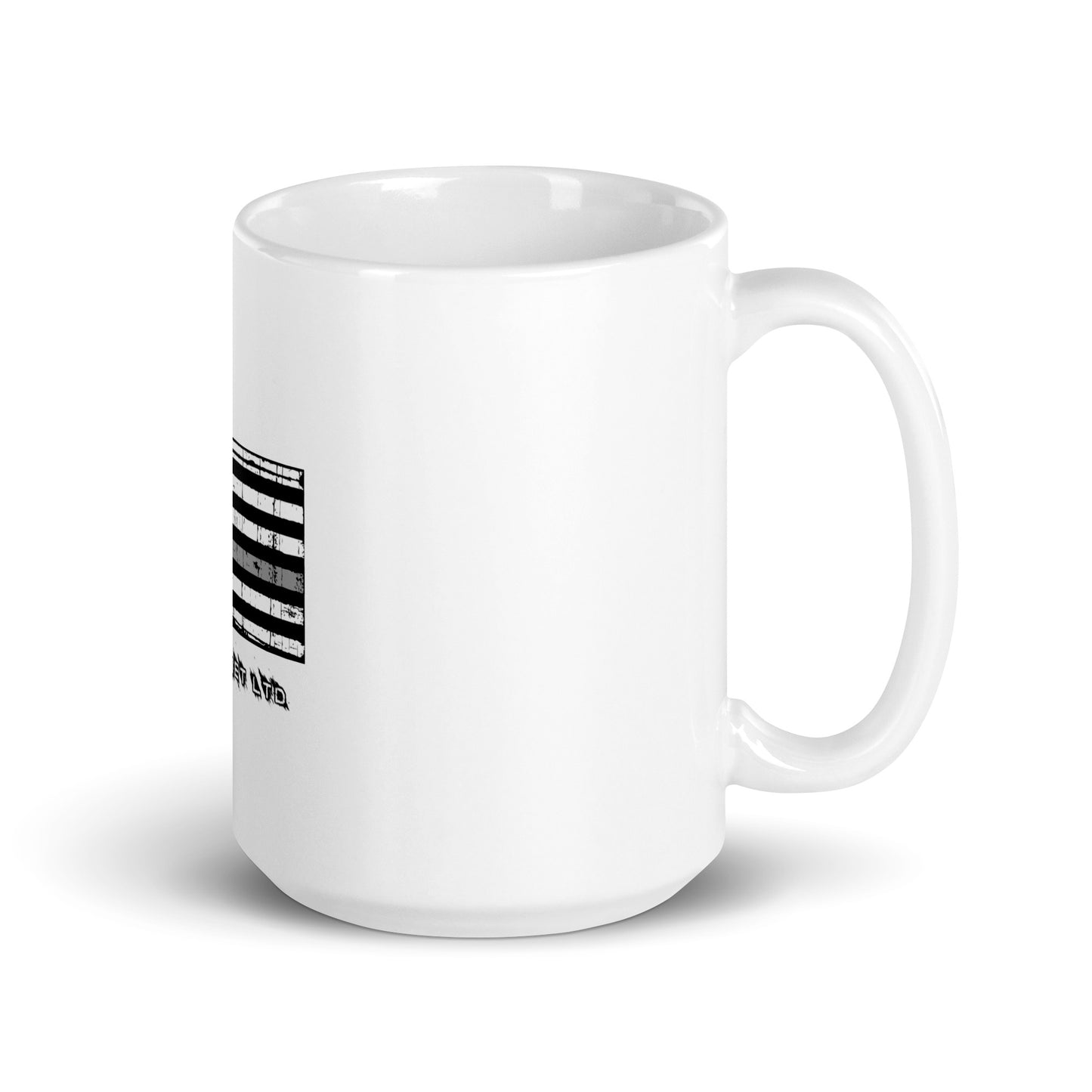 Thin Line CORRECTIONS White glossy mug