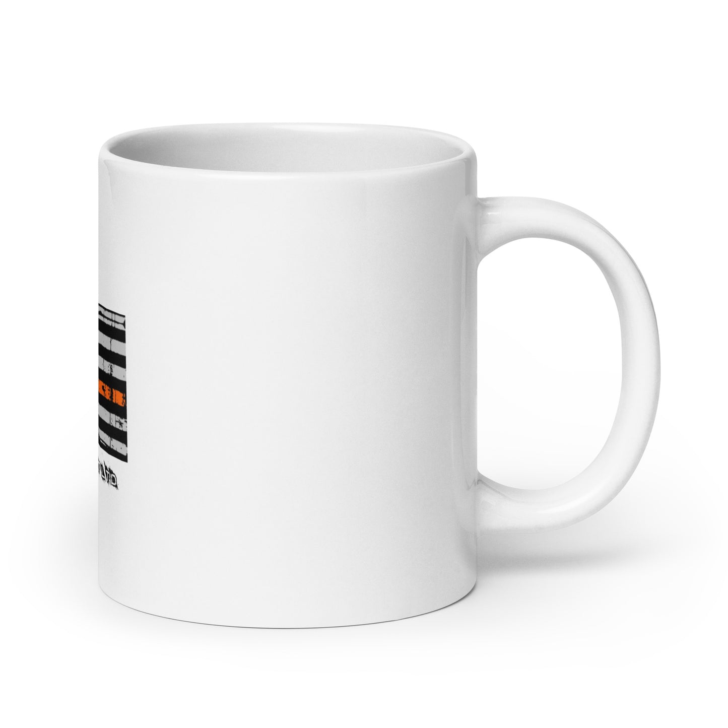 Thin Line SAR White glossy mug