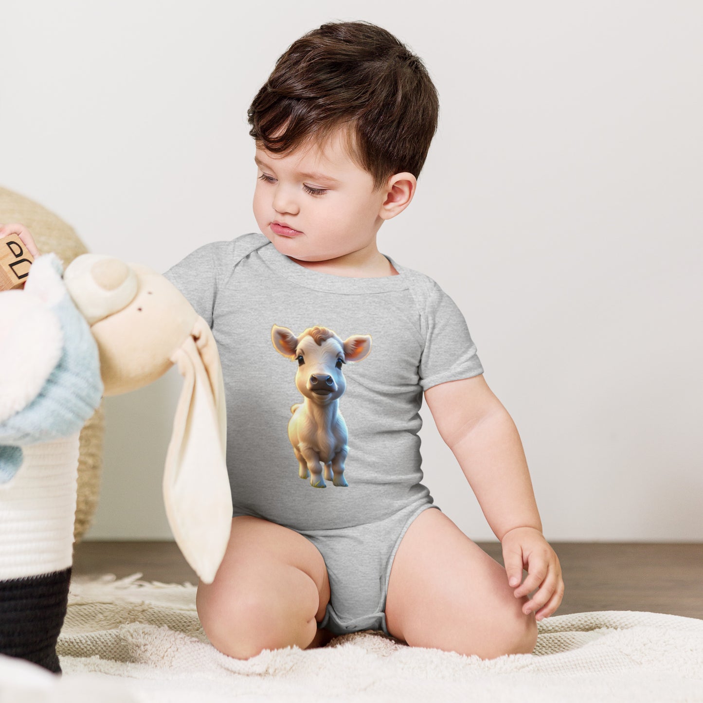 BNA LTD Baby short sleeve one piece (cow)