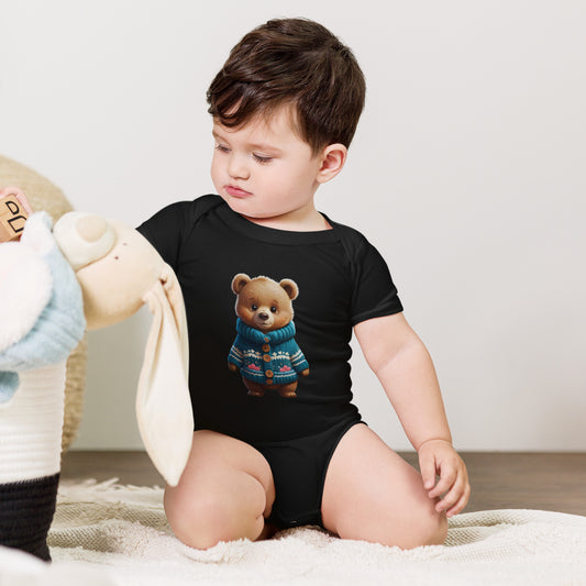 BNA LTD Baby short sleeve one piece (sweater bear)