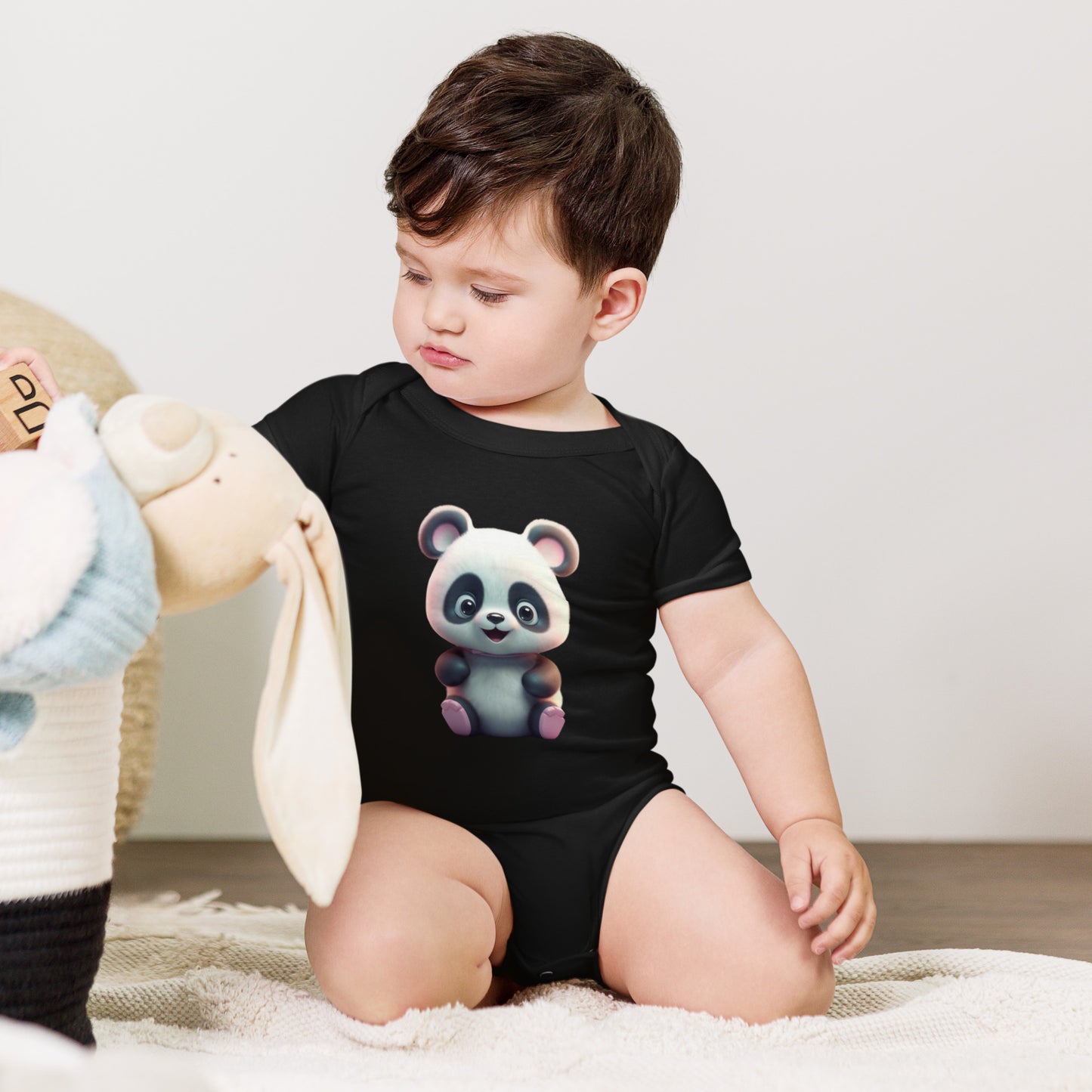 BNA LTD Baby short sleeve one piece (panda)