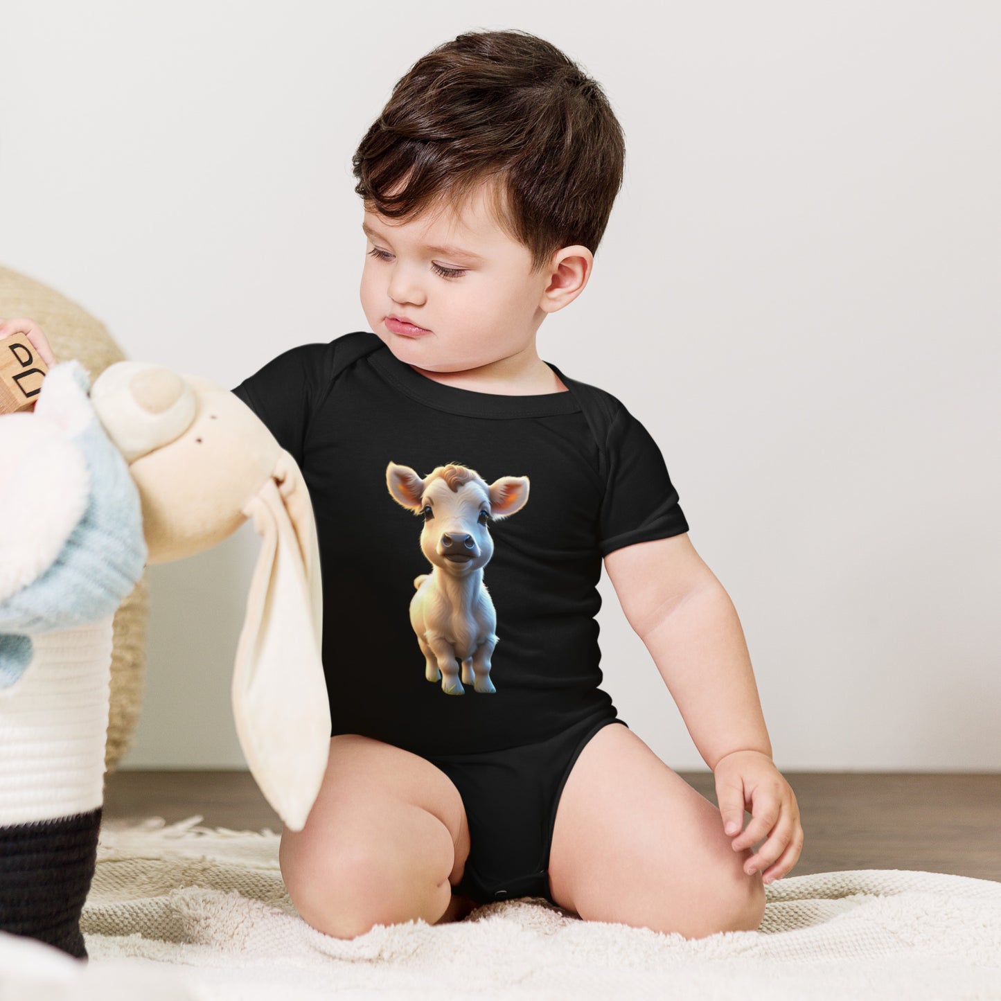 BNA LTD Baby short sleeve one piece (cow)