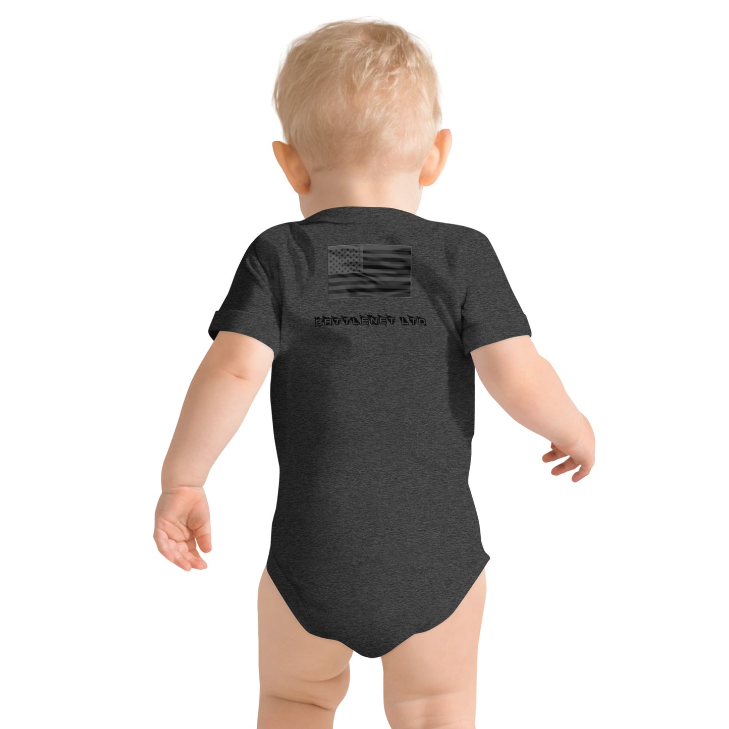 BNA LTD Baby short sleeve one piece (elephant pink)