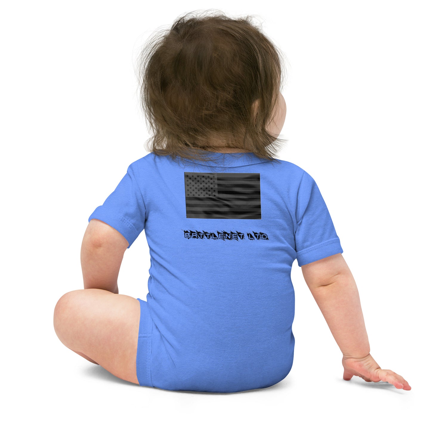 BNA LTD Baby short sleeve one piece (elephant orange)