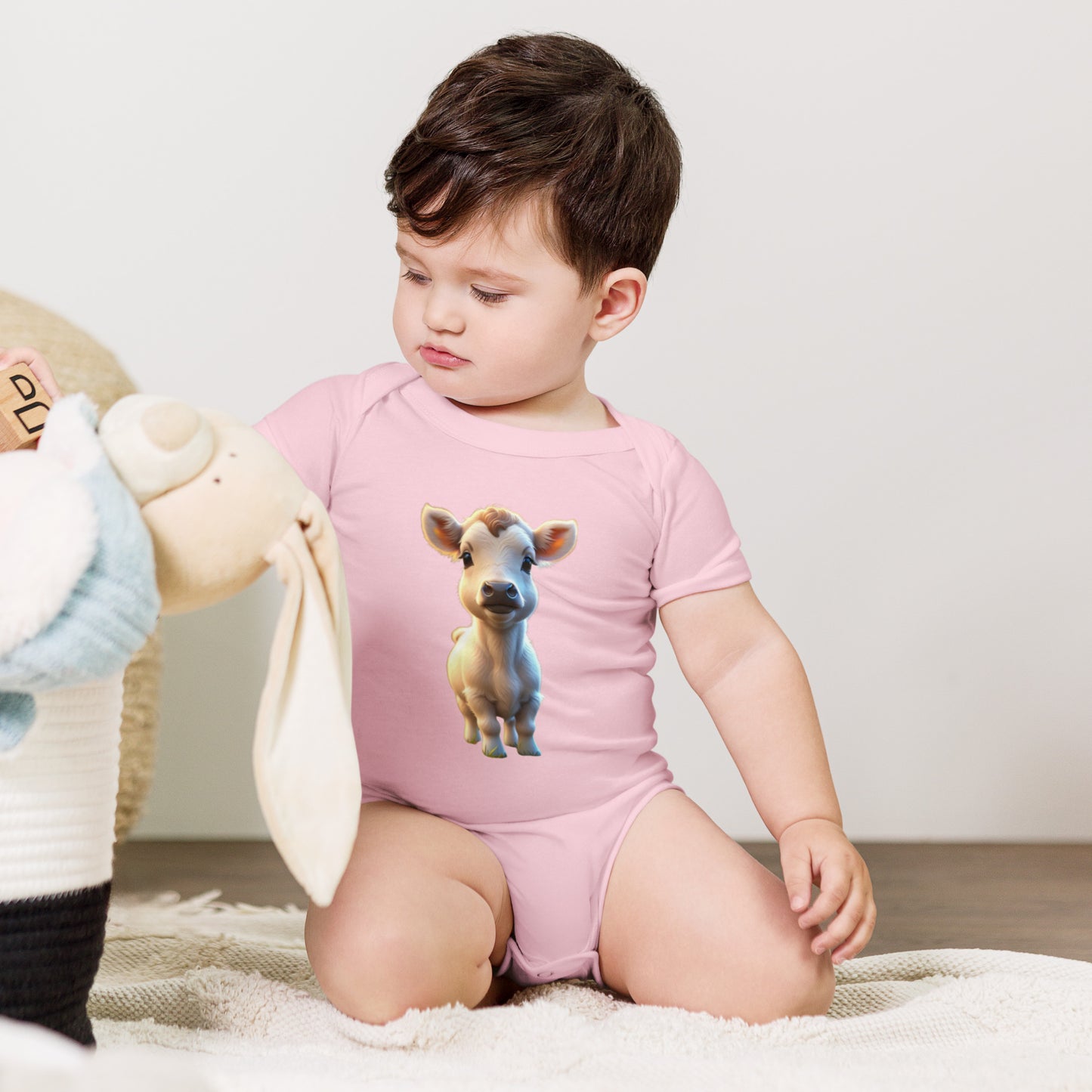 BNA LTD Baby short sleeve one piece (cow)