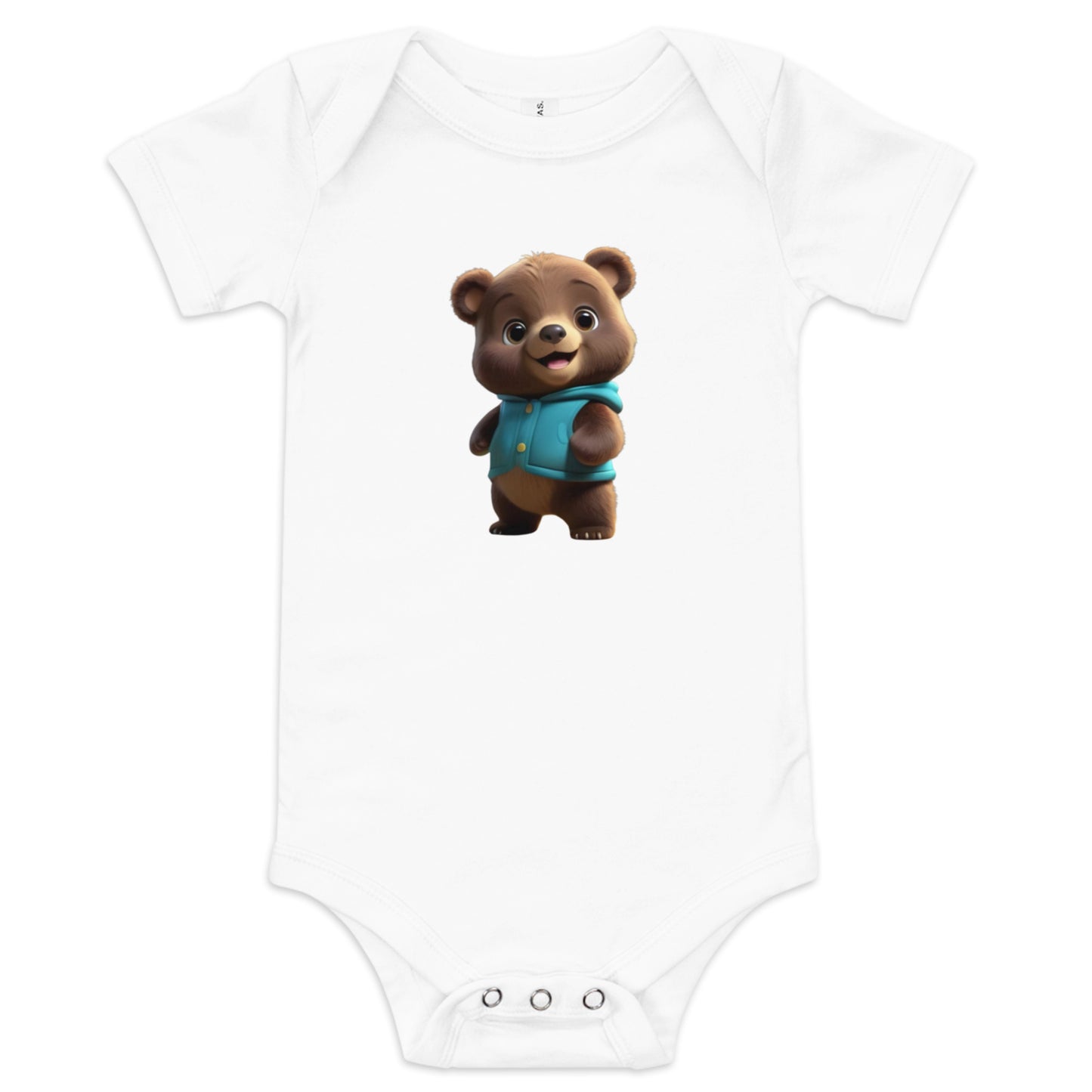 BNA LTD Baby short sleeve one piece (bear vest)