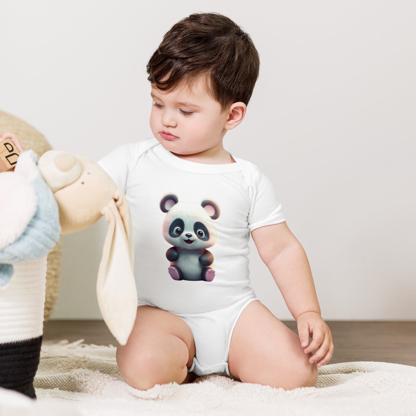 BNA LTD Baby short sleeve one piece (panda)
