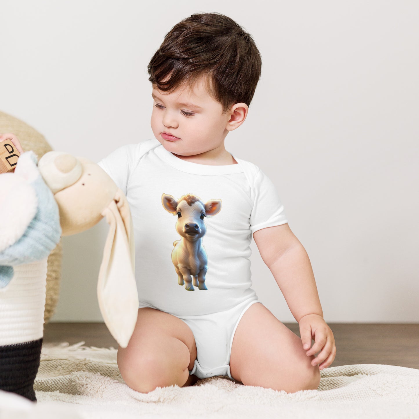 BNA LTD Baby short sleeve one piece (cow)