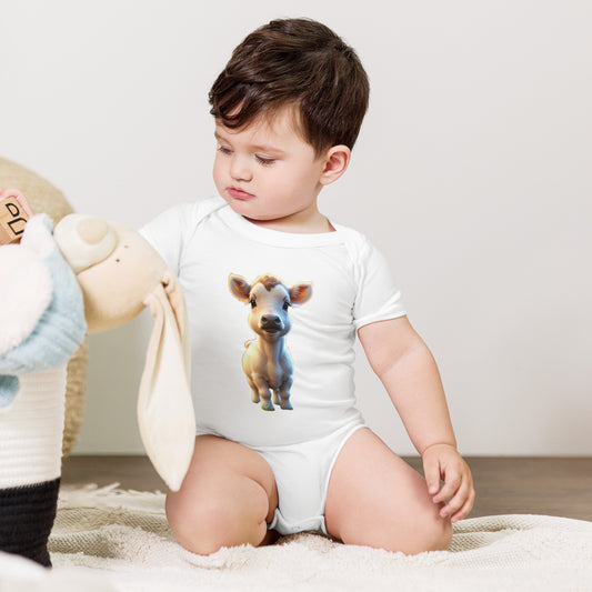 BNA LTD Baby short sleeve one piece (cow)