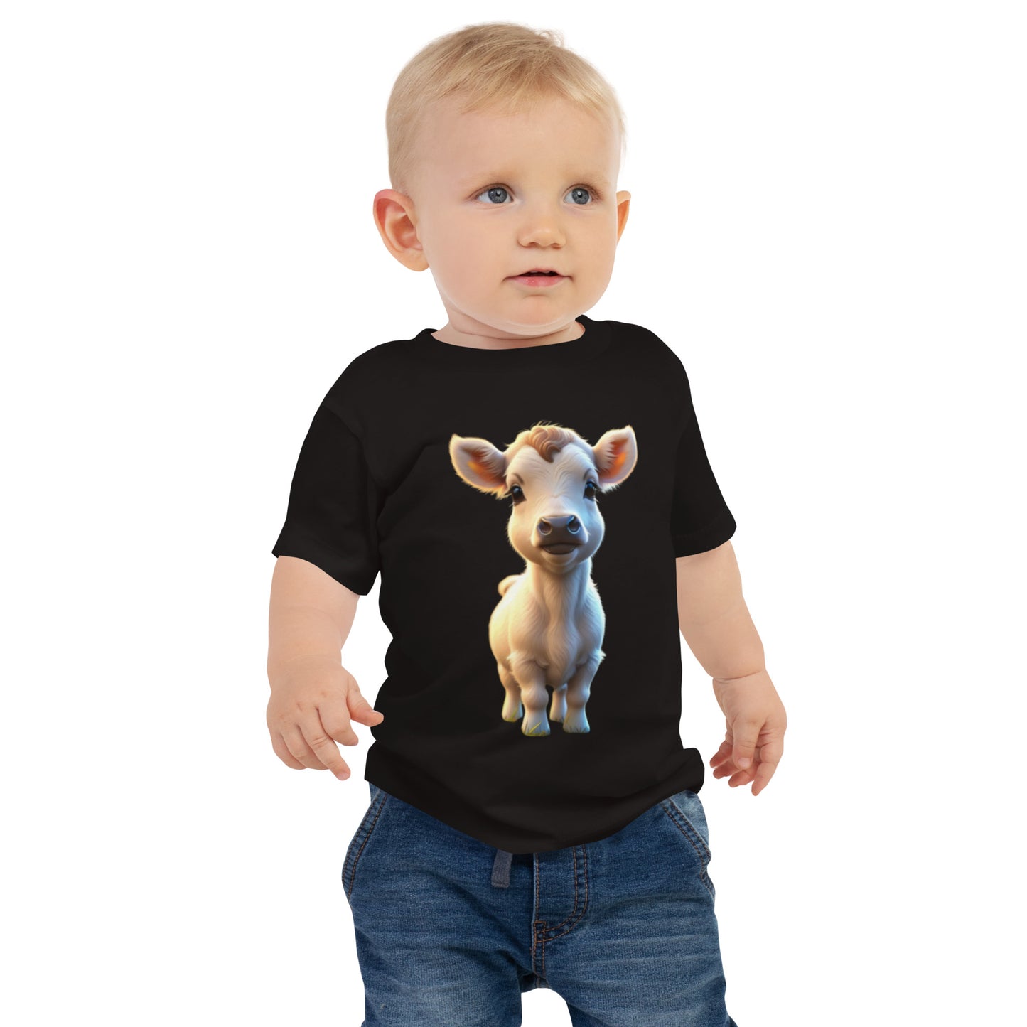 BNA LTD Baby Jersey Short Sleeve Tee (cow)