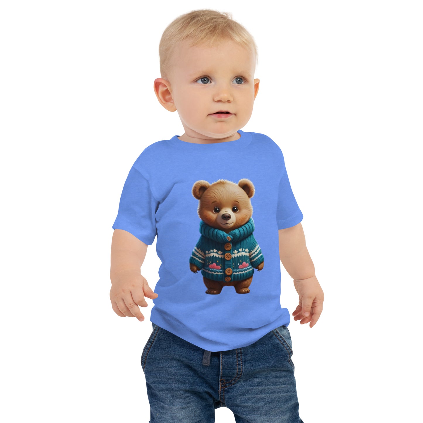 BNA LTD Baby Jersey Short Sleeve Tee (sweater bear)
