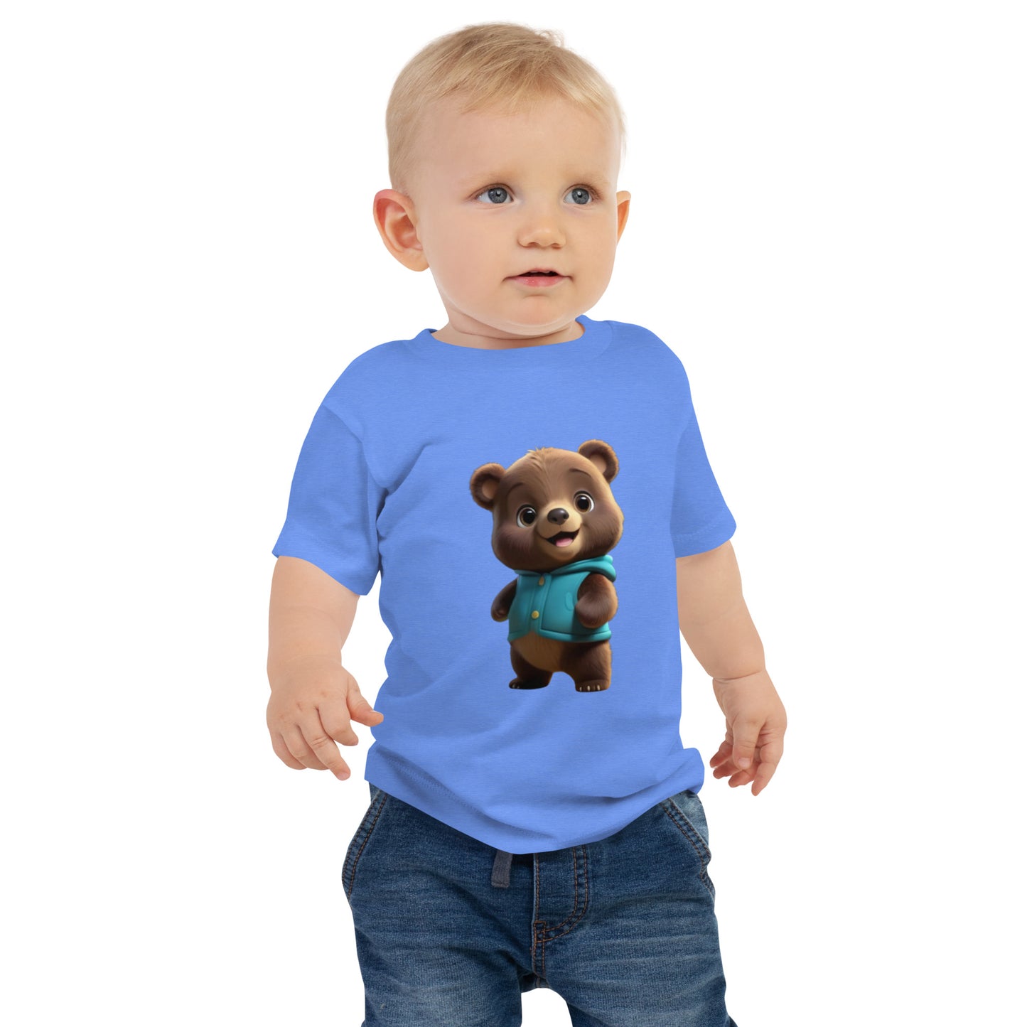 BNA LTD Baby Jersey Short Sleeve Tee (bear vest)