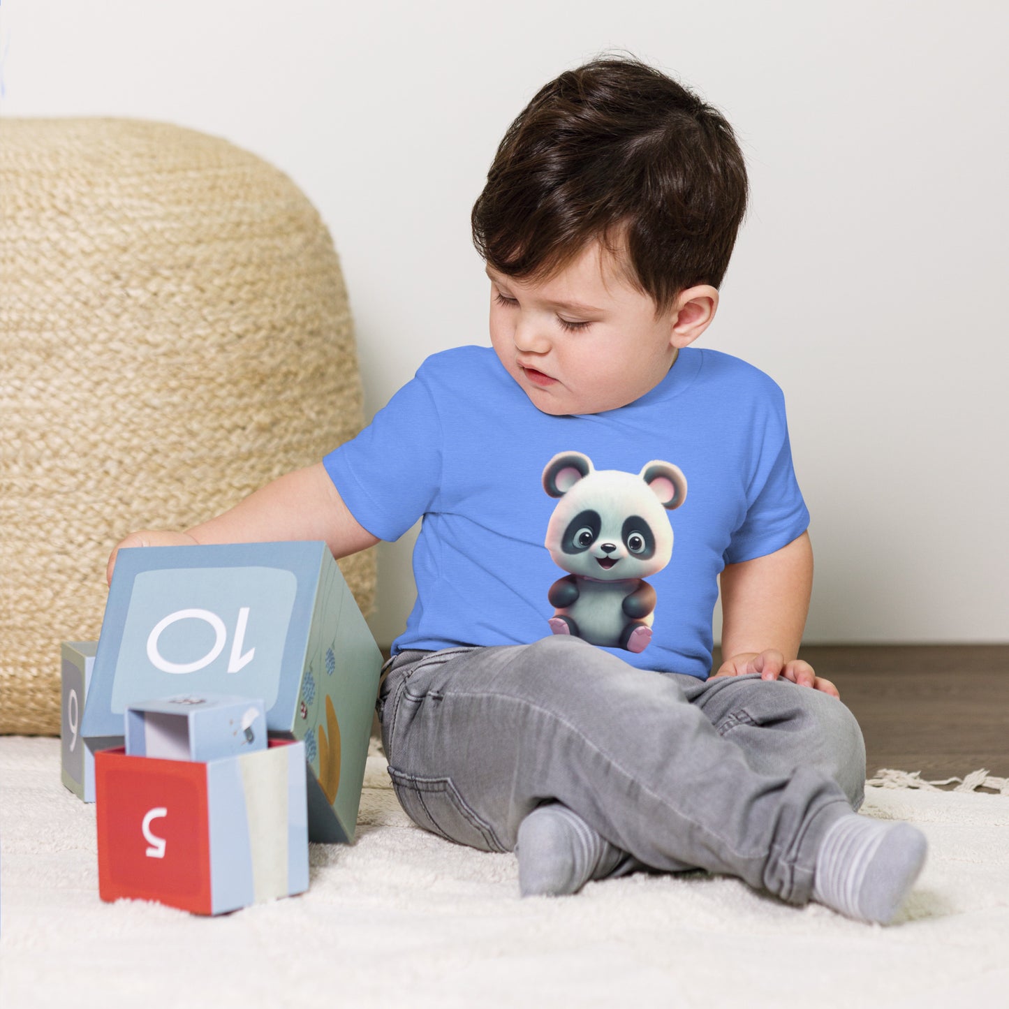 BNA LTD Baby Jersey Short Sleeve Tee (panda)