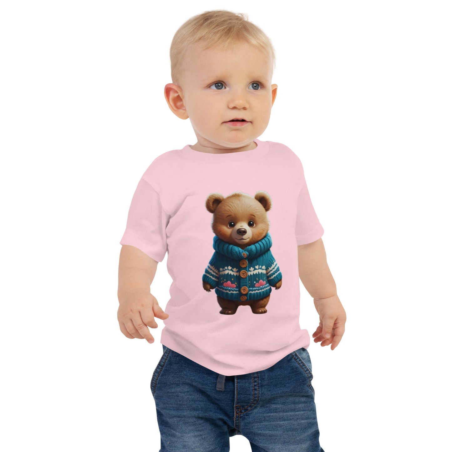BNA LTD Baby Jersey Short Sleeve Tee (sweater bear)
