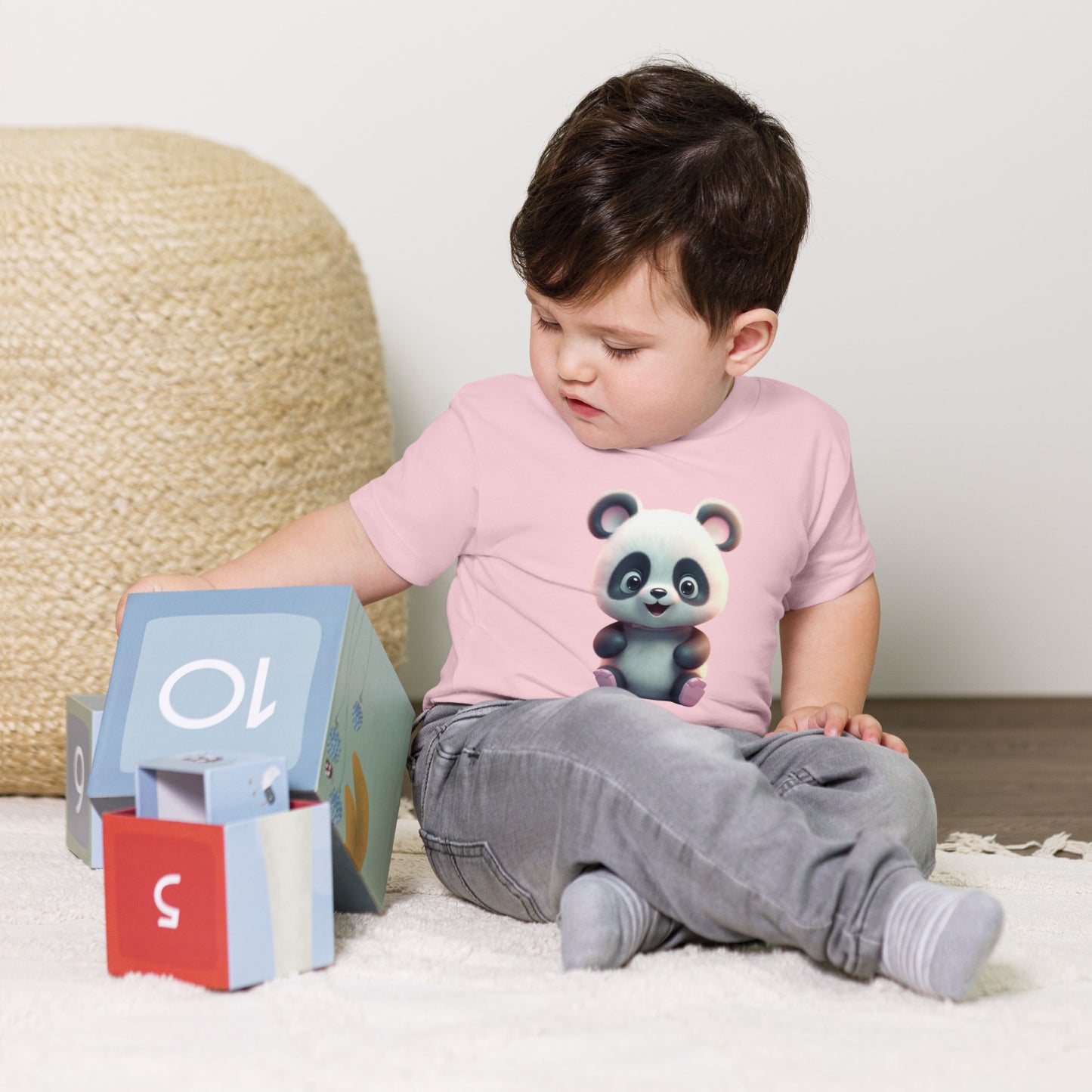 BNA LTD Baby Jersey Short Sleeve Tee (panda)