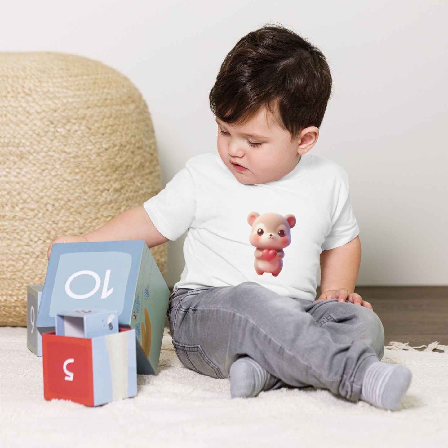 BNA LTD Baby Jersey Short Sleeve Tee (hamster)