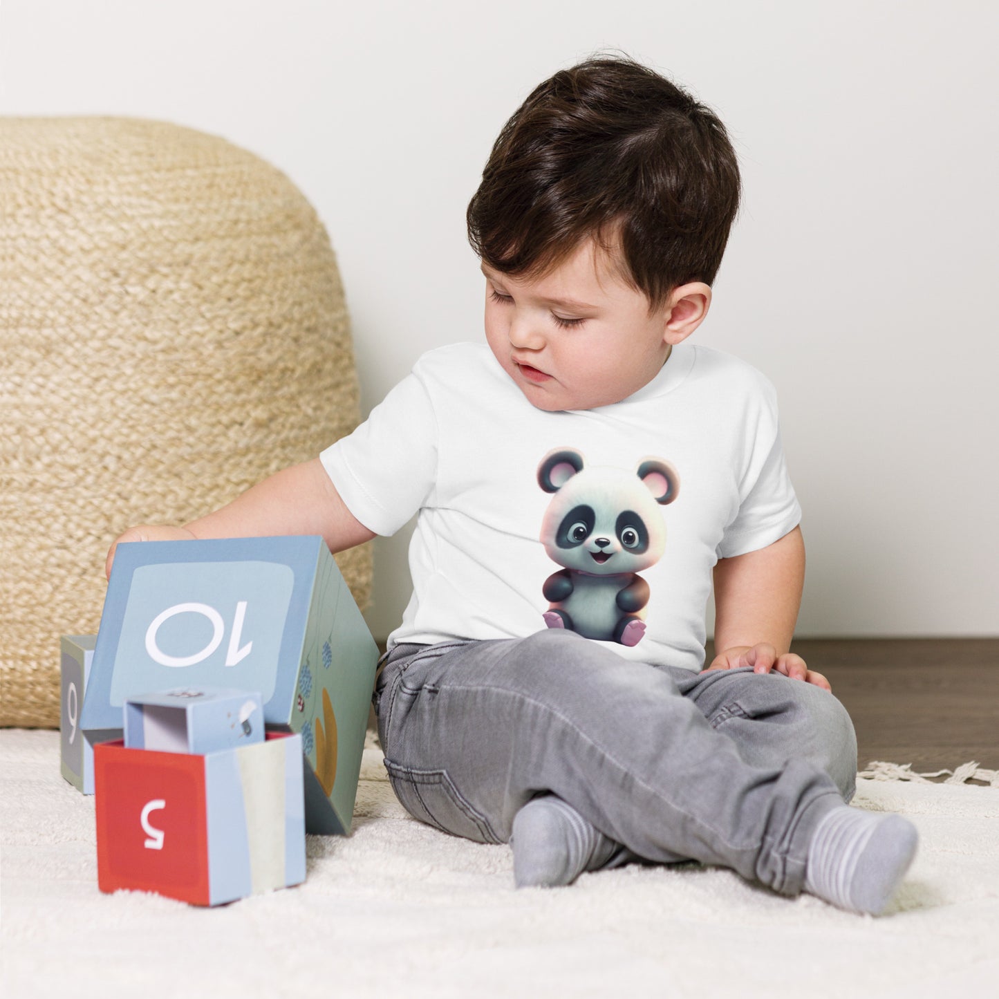 BNA LTD Baby Jersey Short Sleeve Tee (panda)