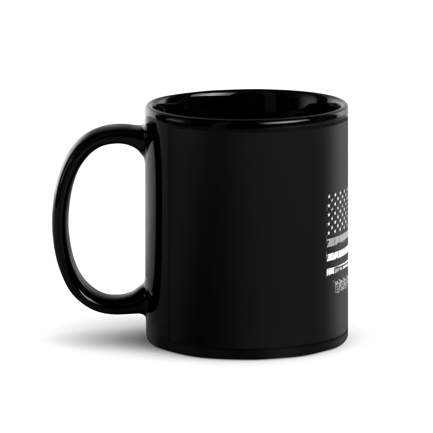 Thin Line CORRECTIONS Black Glossy Mug