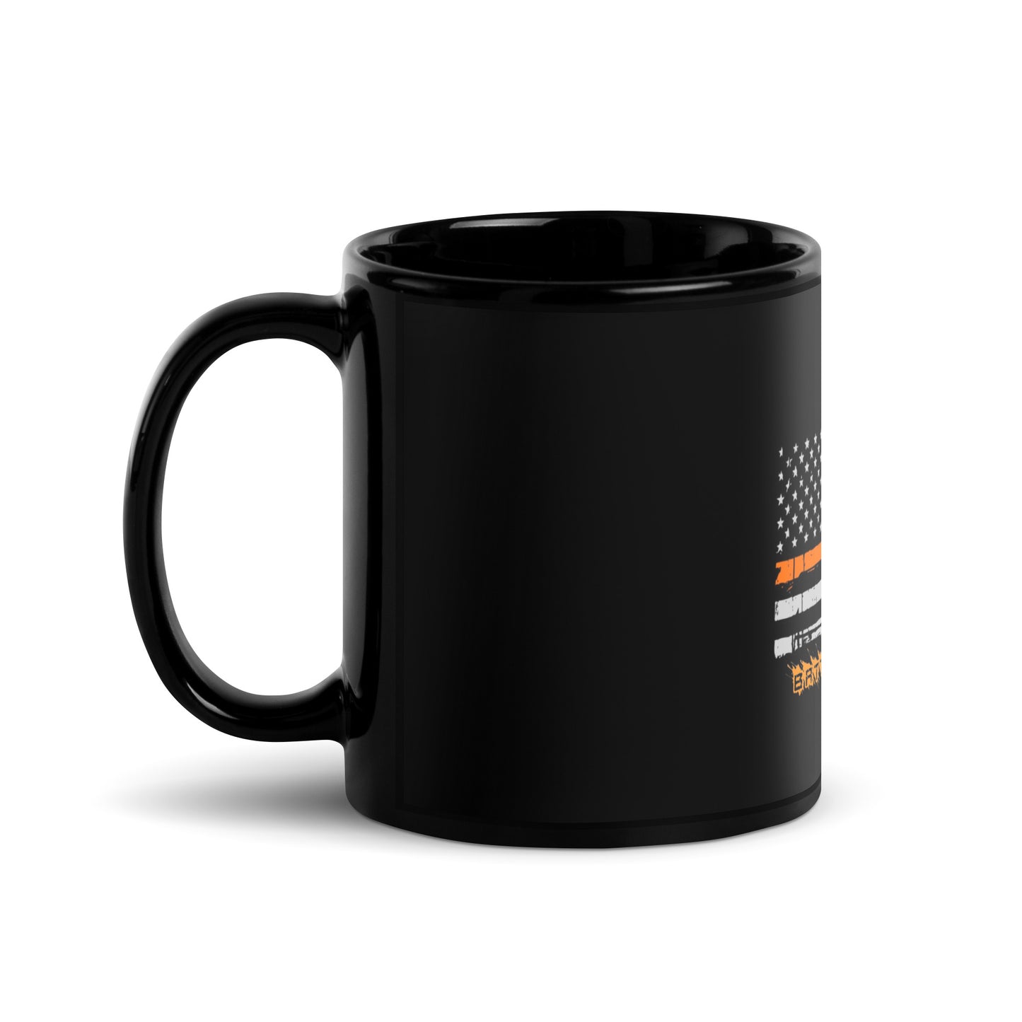 Thin Line SAR Black Glossy Mug
