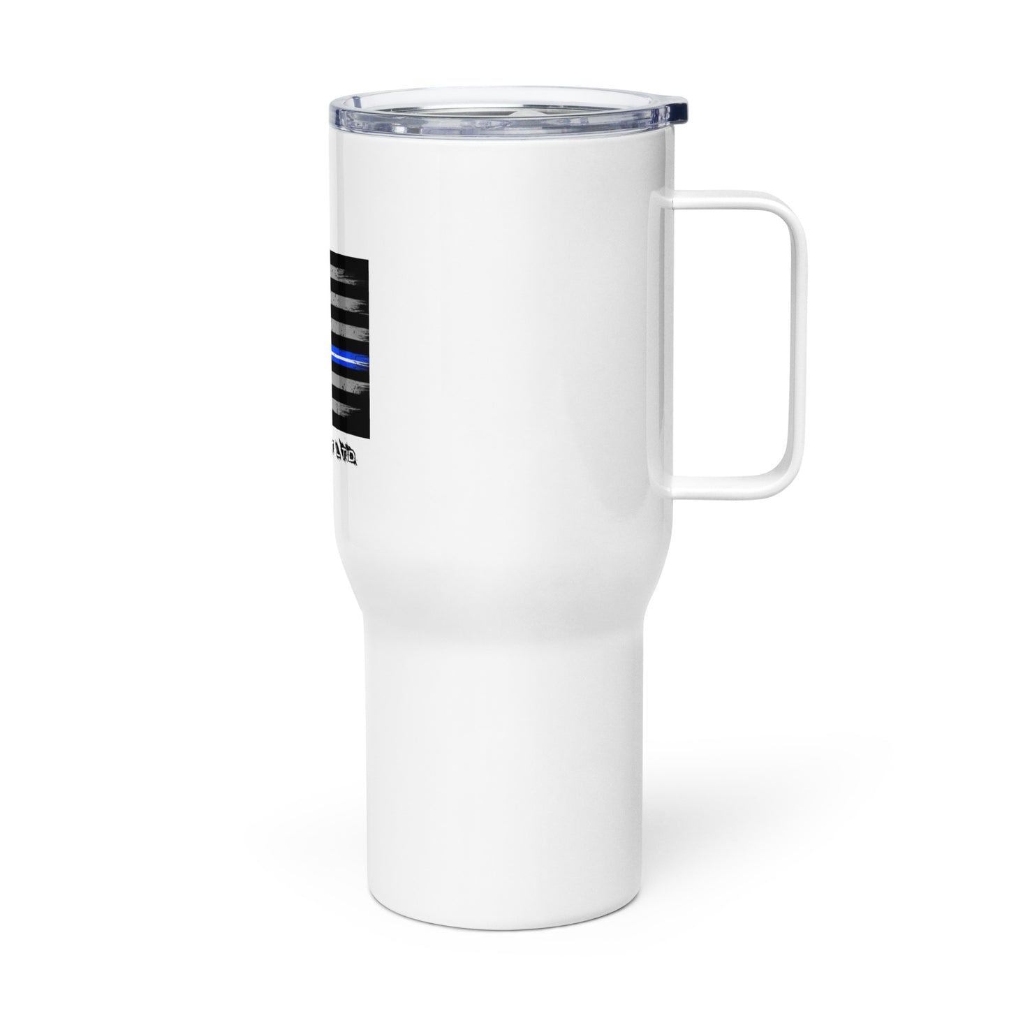 Thin Line EMS Travel mug with a handle