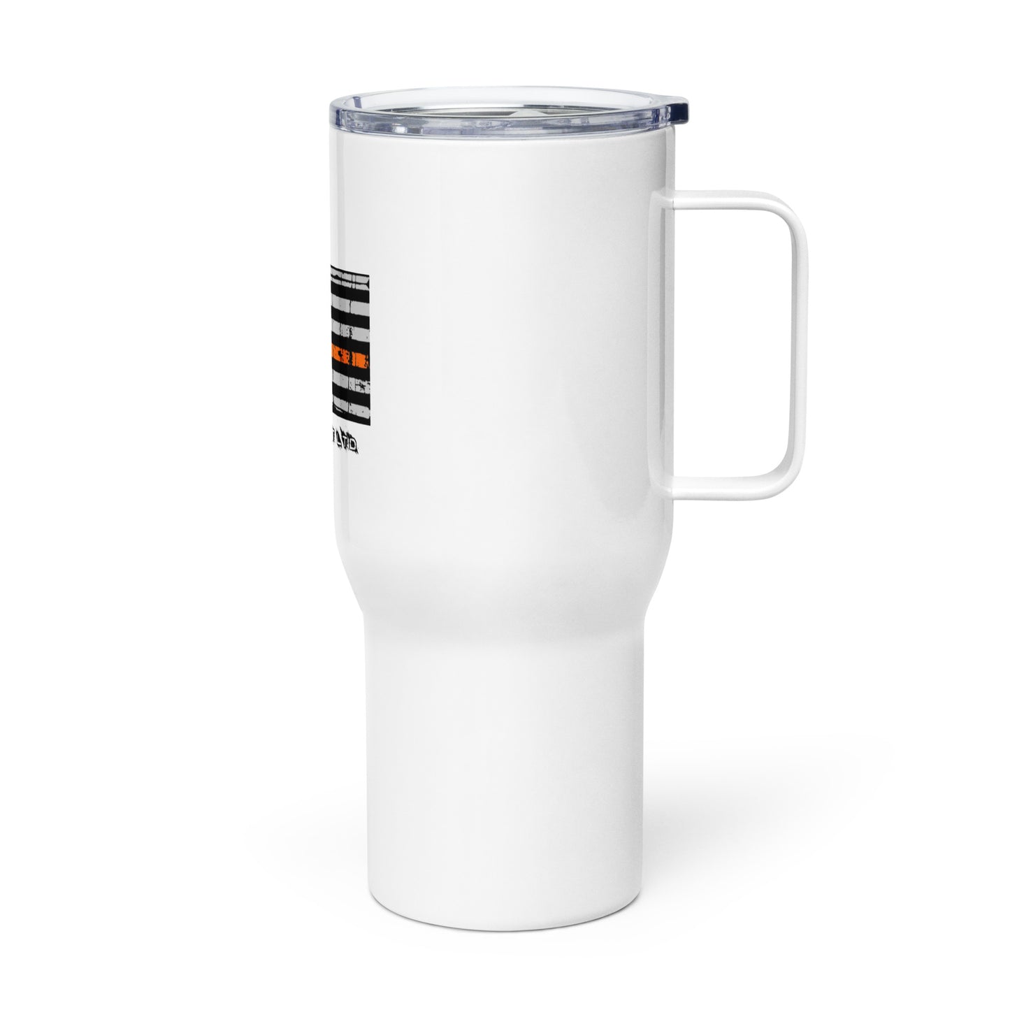 Thin Line SAR Travel mug with a handle