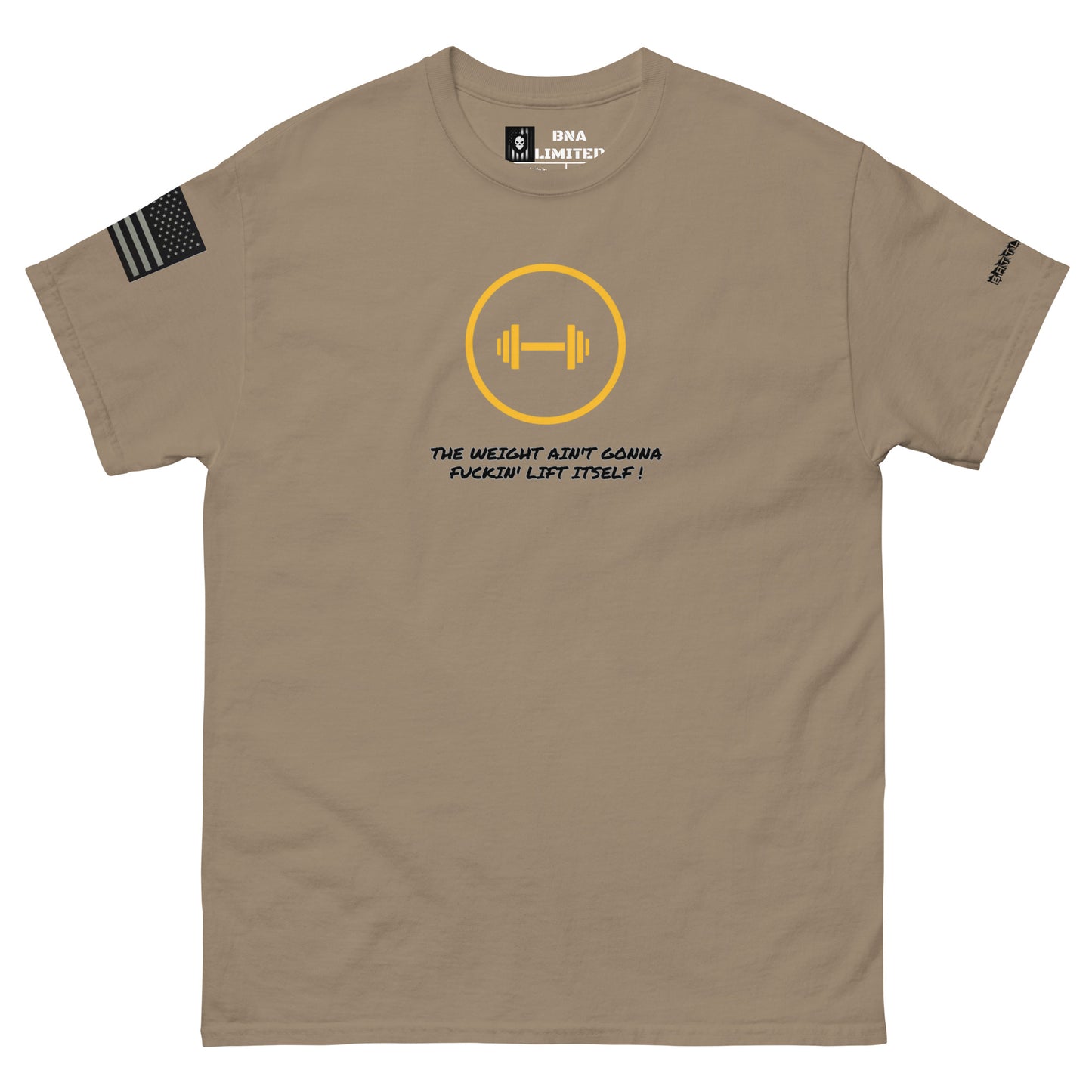 BNA LTD Dumbbell gym T shirt
