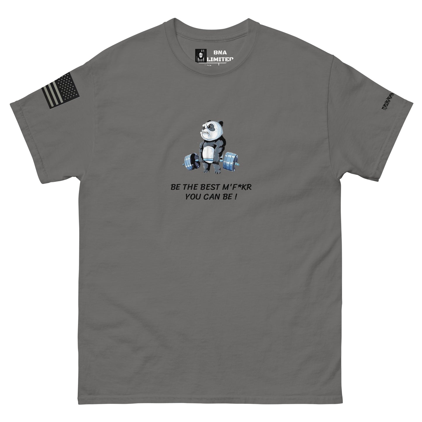 BNA LTD Panda lift gym T shirt