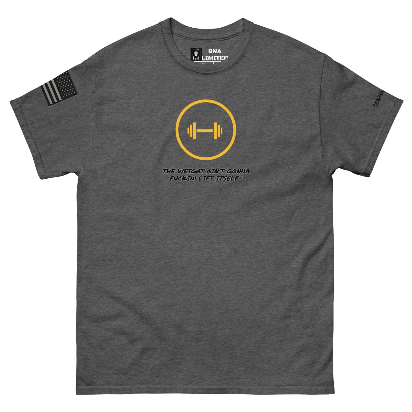 BNA LTD Dumbbell gym T shirt