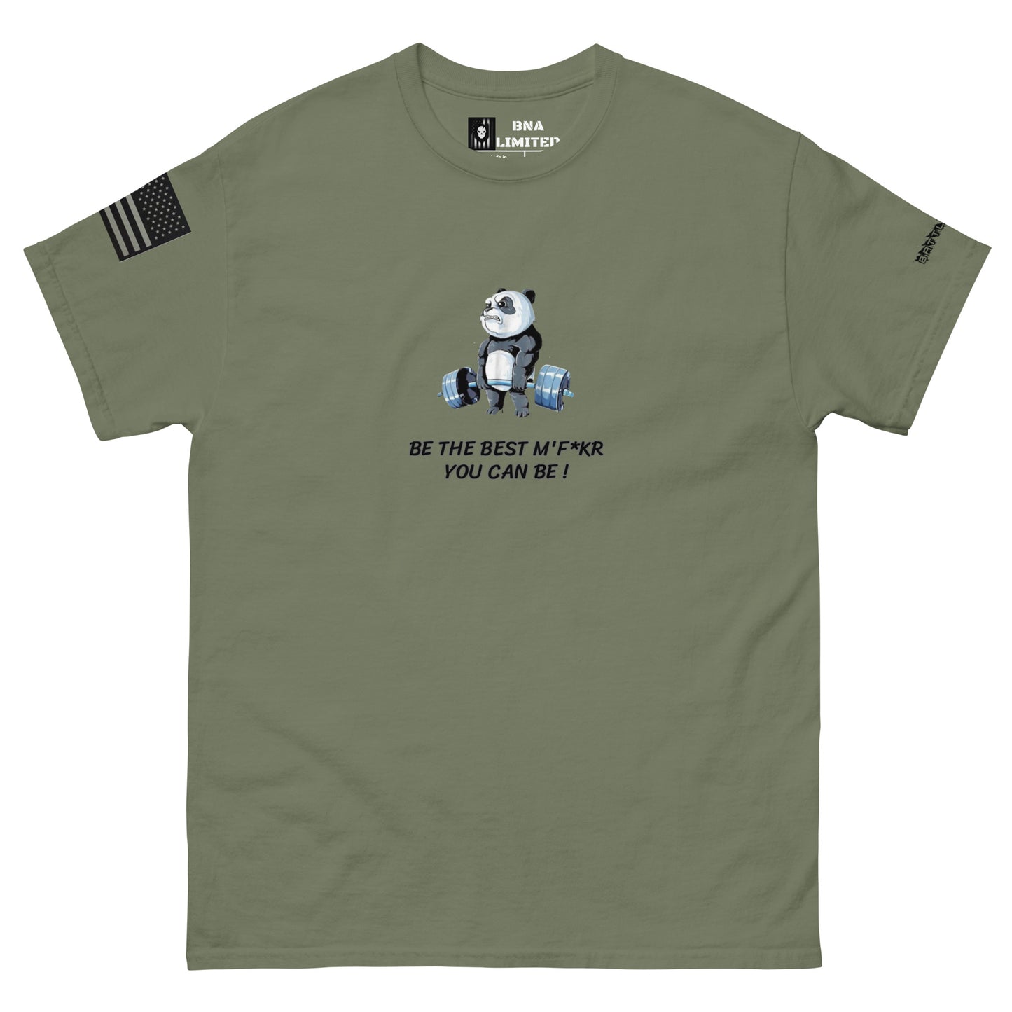 BNA LTD Panda lift gym T shirt